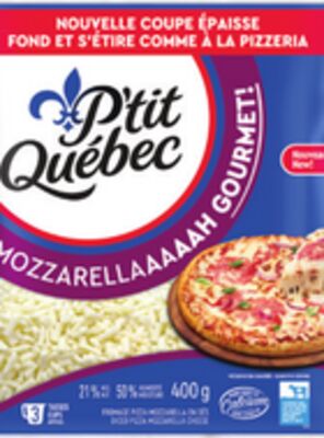 Fromage ou fromage râpé p'tit québec mozzarellaaaaah gourmet!