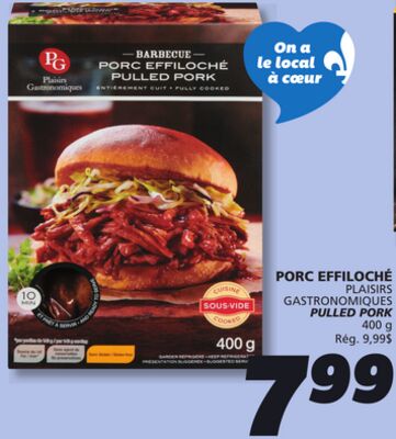 Porc effiloché plaisirs gastronomiques