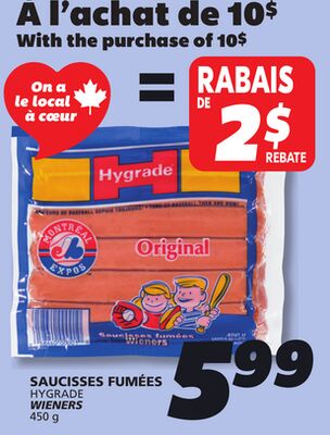 SAUCISSES FUMÉES HYGRADE