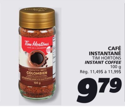 Café instantané tim hortons