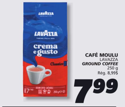 Café moulu lavazza