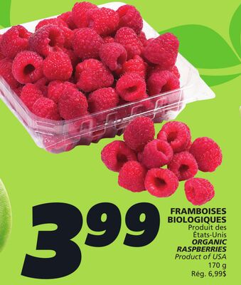 Framboises biologiques