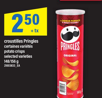 Croustilles pringles