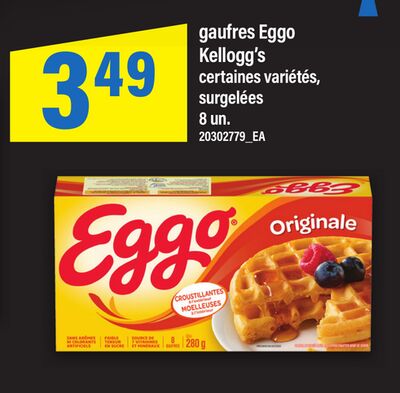 Gaufres eggo kellogg's, 8 un.