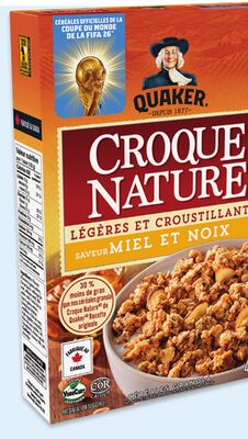 Céréales granola croque nature de quaker