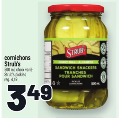 Cornichons strub's