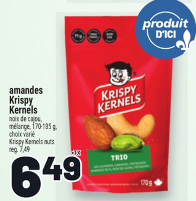 Amandes krispy kernels
