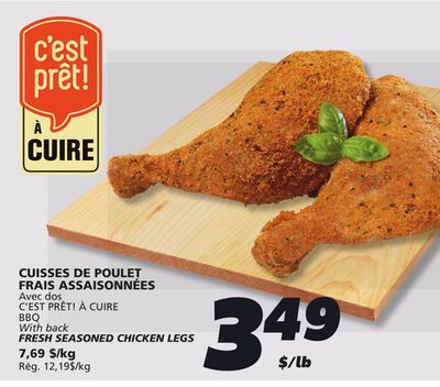 CUISSES DE POULET FRAIS ASSAISONNÉES