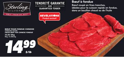 BŒUF POUR FONDUE CHINOISE STERLING SILVER