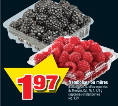 Framboises ou mûres