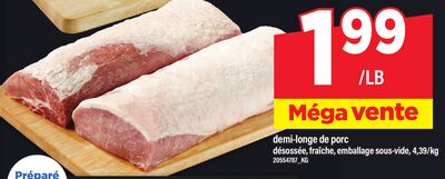 Demi-longe de porc